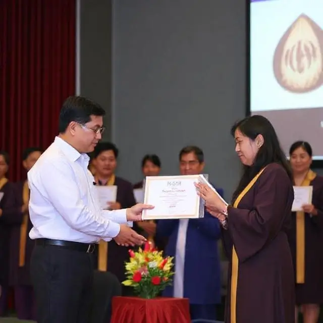 Certificate ceremony